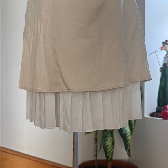 RIHOAS Beige and White Layered Dress - Picture 2 of 7